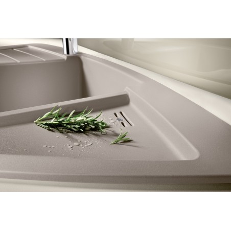 Kuchyňský dřez Blanco Zia 9 E Kávová, s excentrem