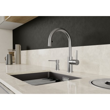 Kuchyňská baterie Blanco Candor-S Nerez masiv kartáčovaný, beztlaková