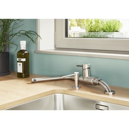 Kuchyňská baterie Blanco Lanora-F Nerez kartáčovaný, beztlaková