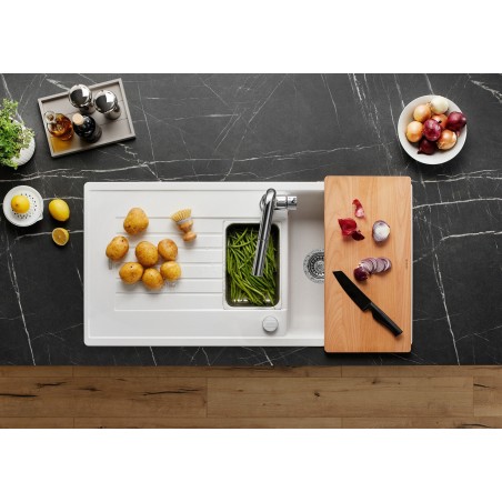 Kuchyňská baterie Blanco Mila-S Chrom, beztlaková