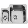 Kuchyňský dřez Sinks DUO 571.1 V 1,0 mm, pravý, leštěný