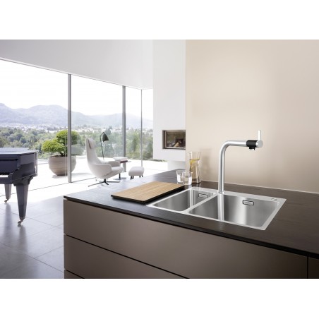 Kuchyňský dřez Blanco Andano 340/180-IF/A Hedvábný lesk