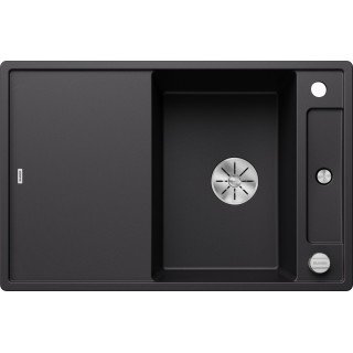 Kuchyňský dřez Blanco Axia III 45 S Černá, s dřevěnou krájecí deskou