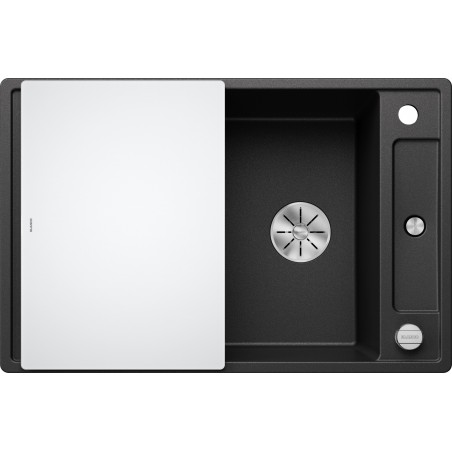 Kuchyňský dřez Blanco Axia III 45 S Antracit, se skleněnou krájecí deskou
