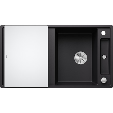 Kuchyňský dřez Blanco Axia III 5 S Černá, se skleněnou krájecí deskou