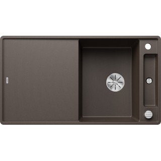 Kuchyňský dřez Blanco Axia III 5 S-F Kávová, s dřevěnou krájecí deskou