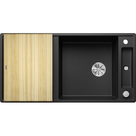 Kuchyňský dřez Blanco Axia III XL 6 S Antracit, s dřevěnou krájecí deskou