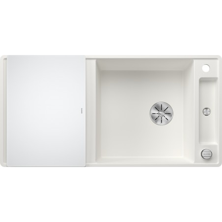 Kuchyňský dřez Blanco Axia III XL 6 S-F Bílá, se skleněnou krájecí deskou