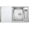 Kuchyňský dřez Blanco Axis III 5 S-IF Hedvábný lesk