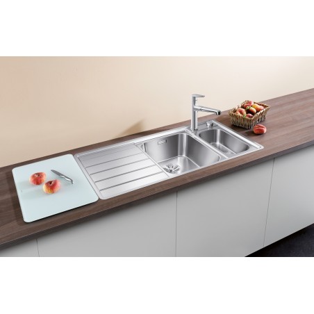 Kuchyňský dřez Blanco Axis III 6 S-IF Hedvábný lesk, pravý