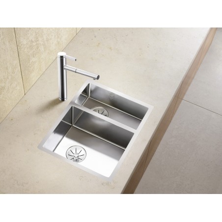 Kuchyňský dřez Blanco Claron 340/180-IF Hedvábný lesk, levý