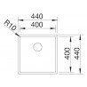 Kuchyňský dřez Blanco Claron 400-IF Hedvábný lesk