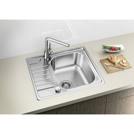 Kuchyňský dřez Blanco Dinas 45 S Mini Kartáčovaný, s excentrem