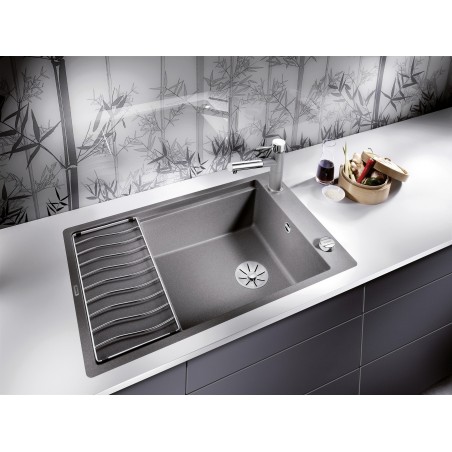 Kuchyňský dřez Blanco Elon XL 6 S-F Antracit, s odkapávací mřížkou a excentrem