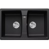 Kuchyňský dřez Blanco Lexa 8 Černá, s excentrem