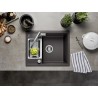 Kuchyňský dřez Blanco Metra 6 Šedá skála, s excentrem