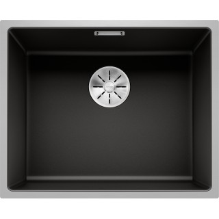 Kuchyňský dřez Blanco Subline 500-IF Steelframe Černá, bez excentru