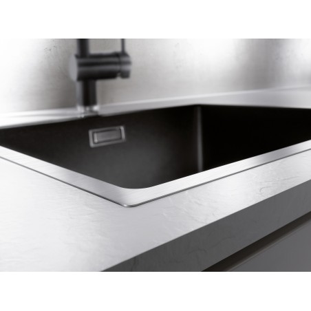 Kuchyňský dřez Blanco Subline 500-IF Černá, bez excentru