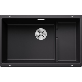 Kuchyňský dřez Blanco Subline 700-U Level Černá, s košíkem