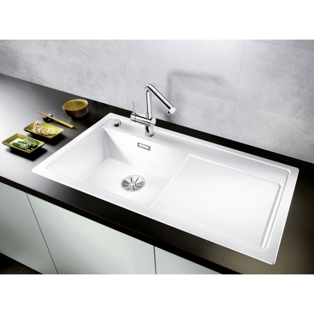 Kuchyňský dřez Blanco Zenar XL 6 S-F Černá, levý