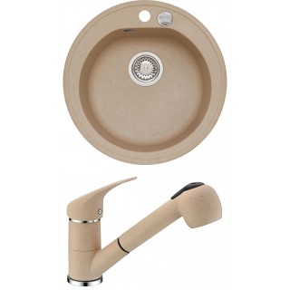 Set Alveus (dřez Niagara 10 Beige 55 + baterie AM 20 Beige 55)