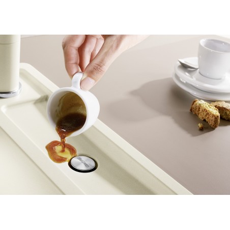 Kuchyňský dřez Blanco Axia III 45 S Šedá vulkán, s dřevěnou krájecí deskou