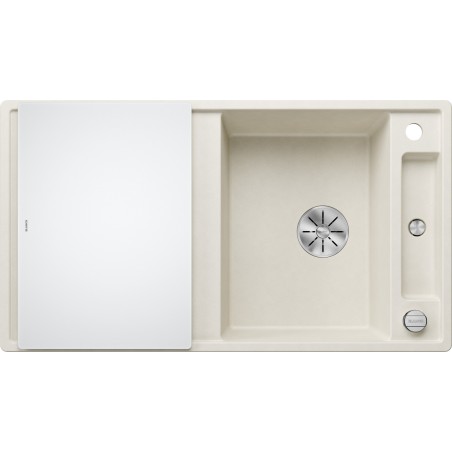 Kuchyňský dřez Blanco Axia III 5 S Bílá soft, se skleněnou krájecí deskou