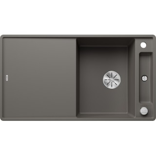 Kuchyňský dřez Blanco Axia III 5 S-F Šedá vulkán, se skleněnou krájecí deskou