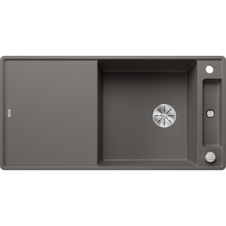 Kuchyňský dřez Blanco Axia III XL 6 S-F Šedá vulkán, s dřevěnou krájecí deskou