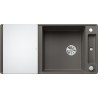 Kuchyňský dřez Blanco Axia III XL 6 S-F Šedá vulkán, se skleněnou krájecí deskou