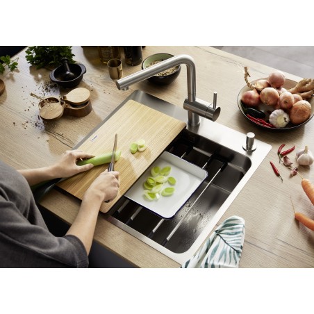 Kuchyňská baterie Blanco Linus PVD Steel