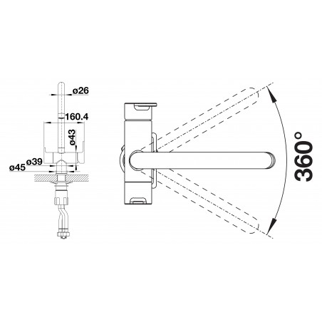 Kuchyňská baterie Blanco Trima PVD Steel