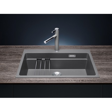 Kuchyňská baterie Blanco Linee-S Šedá vulkán