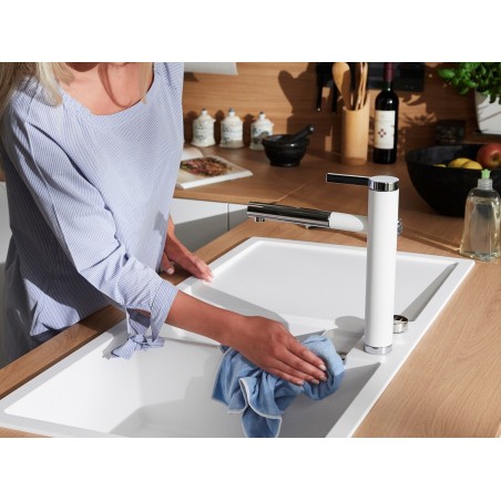 Kuchyňská baterie Blanco Linee-S Šedá vulkán