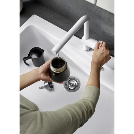 Kuchyňská baterie Blanco Linus Šedá vulkán