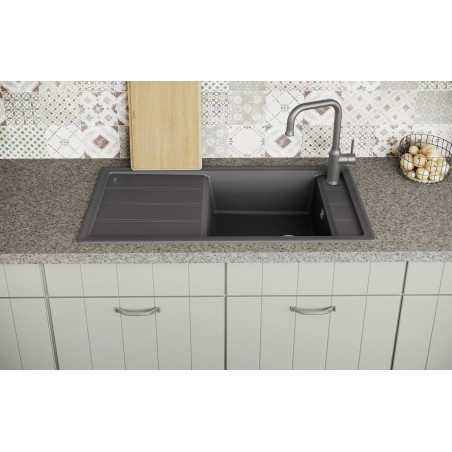 Kuchyňský dřez Blanco Faron XL 6 S Šedá vulkán, bez excentru
