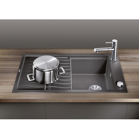 Kuchyňský dřez Blanco Elon XL 8 S Bílá soft, s odkapávací mřížkou, bez excentru