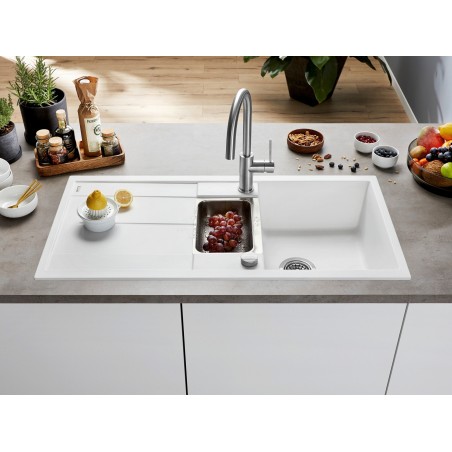 Kuchyňský dřez Blanco Metra 6 S Šedá vulkán, s excentrem a miskou