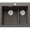 Kuchyňský dřez Blanco Pleon 6 Split Šedá vulkán, bez excentru