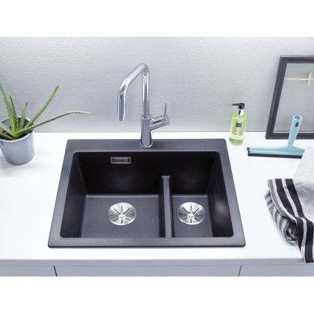 Kuchyňský dřez Blanco Pleon 6 Split Bílá soft, bez excentru