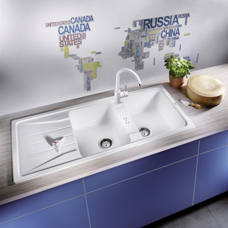 Kuchyňský dřez Blanco Sona 8 S Bílá soft