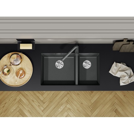 Kuchyňský dřez Blanco Subline 430/270-U Šedá vulkán