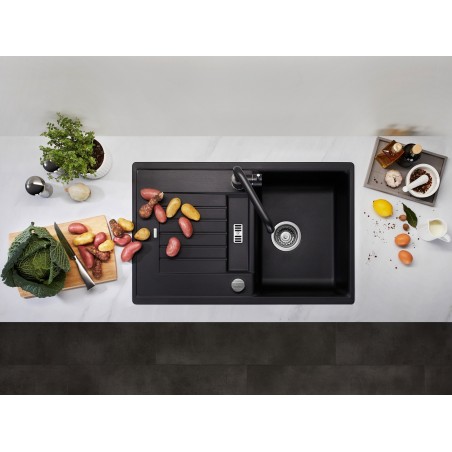 Kuchyňský dřez Blanco Zia 45 S Bílá soft, bez excentru