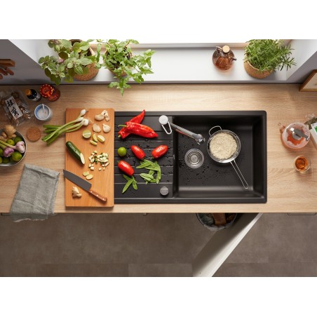 Kuchyňský dřez Blanco Zia XL 6 S Bílá soft, s excentrem