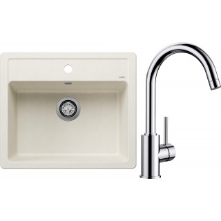 Set Blanco 07-B 25 (dřez Legra 6 Bílá soft + baterie Mida Chrom)