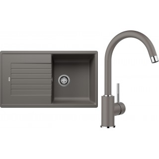 Set Blanco 10-C 25 (dřez Zia 5 S Šedá vulkán + baterie Mida Šedá vulkán)