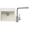 Set Blanco 07-A (dřez Legra 6 Bílá soft + baterie Mila Chrom)