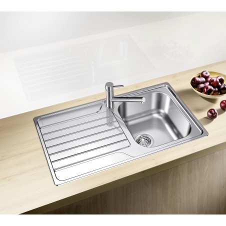 Kuchyňský dřez Blanco Dinas 45 S Kartáčovaný, s excentrem