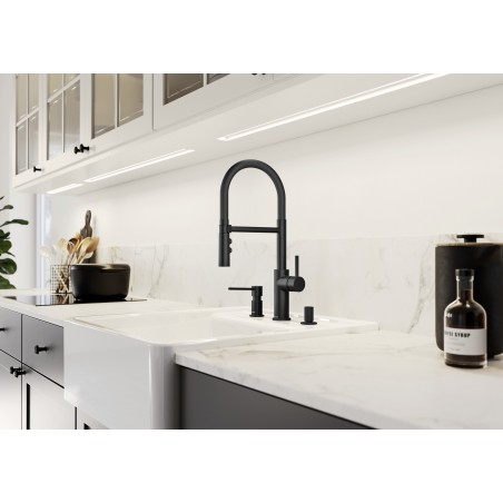 Kuchyňská baterie Blanco Catris-S Flexo Filter Černá matná
