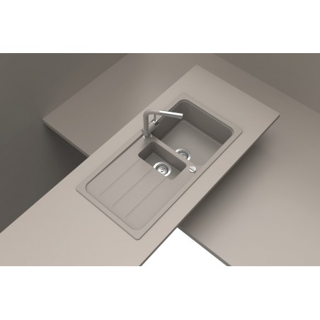 Kuchyňský dřez Schock Formhaus D-150L Nero, spodní montáž